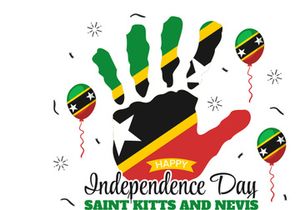 15 Independence Day Saint Kitts and Nevis Illustration