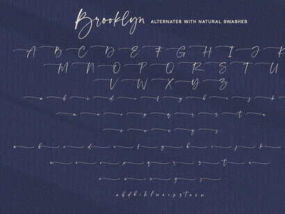 Brooklyn - Handwritten Font