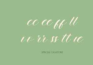 NCL LETS WENDY - Romantic Elegant Script