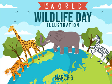 15 World Wildlife Day Illustration preview picture