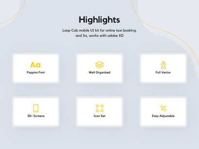 Loop Cab - Cab Booking App UI Kit