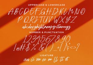 Oyange - Brush Calligraphy Font