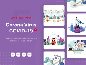 M71_Coronavirus Illustrations_v2 preview picture