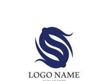 Business corporate S letter logo design vector