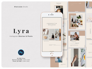 LYRA Social Media Pack | PSD preview picture