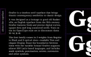 Grafier: A modern brutalist variable font