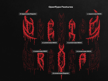 Mortvex | Death Metal Font