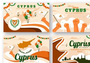 12 Cyprus Independence Day Illustration