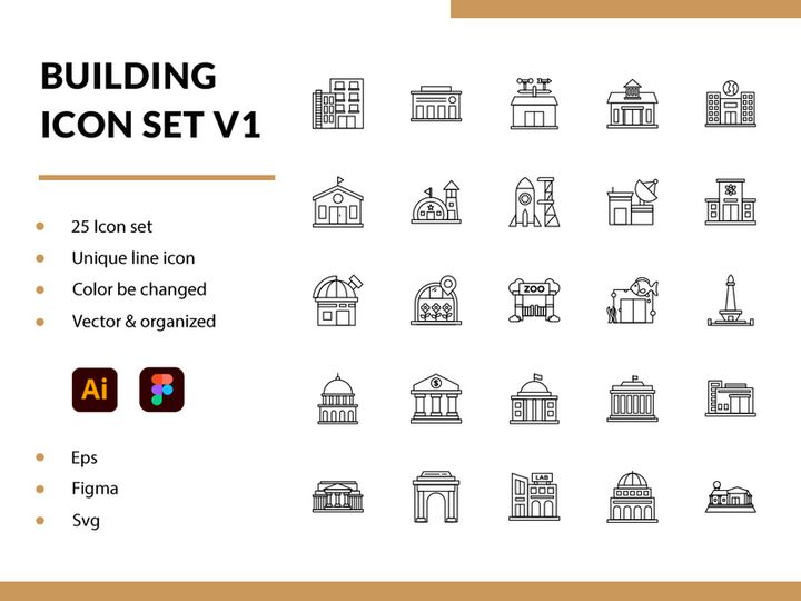 Building Icon Set V2
