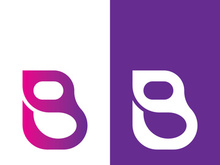 B letter logo template vector illustration