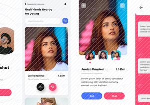 Malming - Aplikasi Desain Mobile Kencan