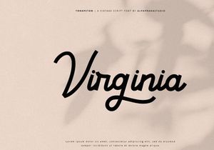 Thrapston - Vintage Script Font