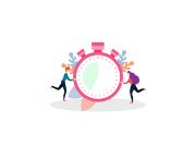 Time for Dating illustration concept