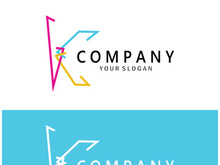 The letter K logo design is simple, elegant, modern, unique and luxurious. Logo for business cards, business, companies, fashion and brands, offices