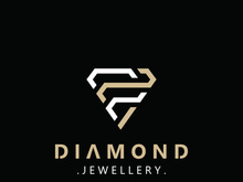 Diamond jewelry Logo, jewelry shop business identity, emblem, creative design