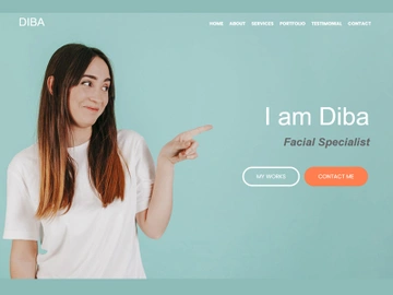 Personal Portfolio HTML Template preview picture