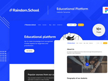 Raindom Academy - Education Web Design preview picture
