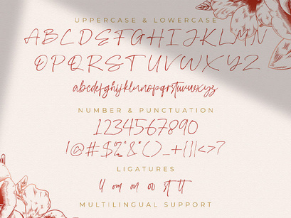 Vatteny Rose - Signature Script Font