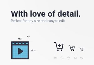 Icons Pro. 250+ Vector line icons