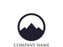 Mountain icon Logo Template Vector illustration design