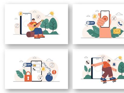 13 Digital Detox Illustration