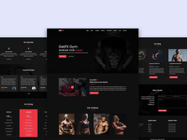 Responsive Fitness Club HTML Template preview picture