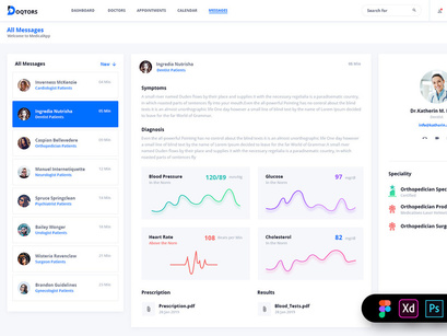 Doqtors Medical Admin Dashboard UI Kit