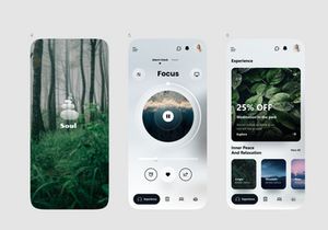 Meditation App UI - Figma