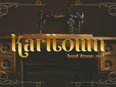 Karltown - Handdrawn Font