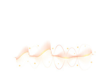 Sound waves vector illustration design template