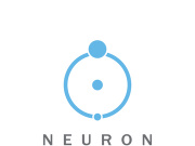 Neuron logo or nerve cell logo design,molecule logo illustration template icon with vector concept