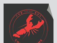 Vintage lobster logo
