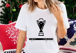 Soccer trophy vector graphic