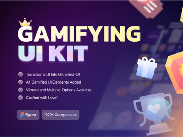 Gamiz- Gamification UI Kit preview picture