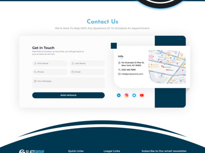 ENT Doctor Website UI/UX Design Kit