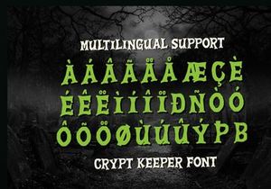 Crypt Keeper | Display Horror Font
