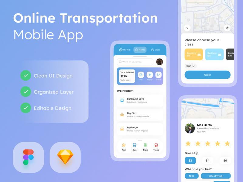 Online Transportation Mobile App