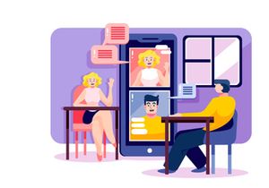 M107_Online Meeting Illustrations