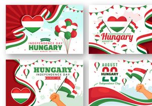15 Hungary Independence Day Illustration