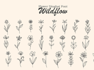 Wildflow - a Floral DIngbat preview picture