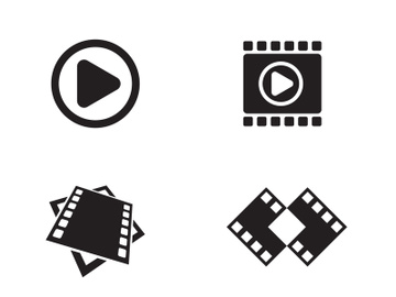 Abstract film icon illustration preview picture