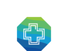 Health medical logo template vector illustration design