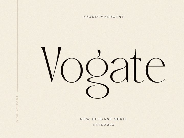 Vogate || Modern ferif