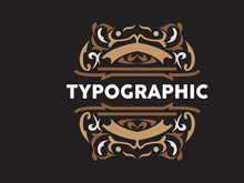 Vector Decorative Vintage Typography Elements, Greeting Card Design