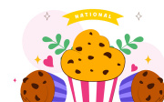 10 National Muffin Day Illustration