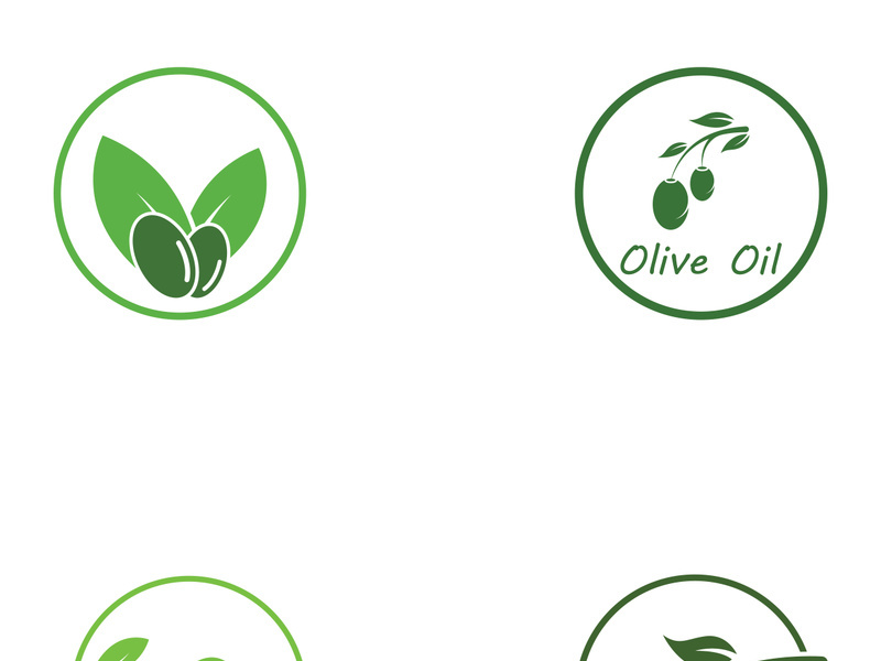 Olive fruit logo design.