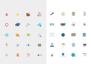 Security Color Icons