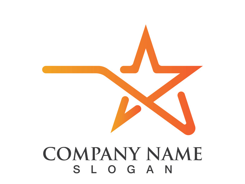 star vector icon illustration design template