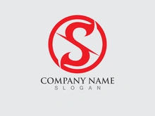 S letter logo initial company name
