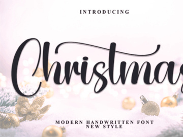 Christmas Font preview picture